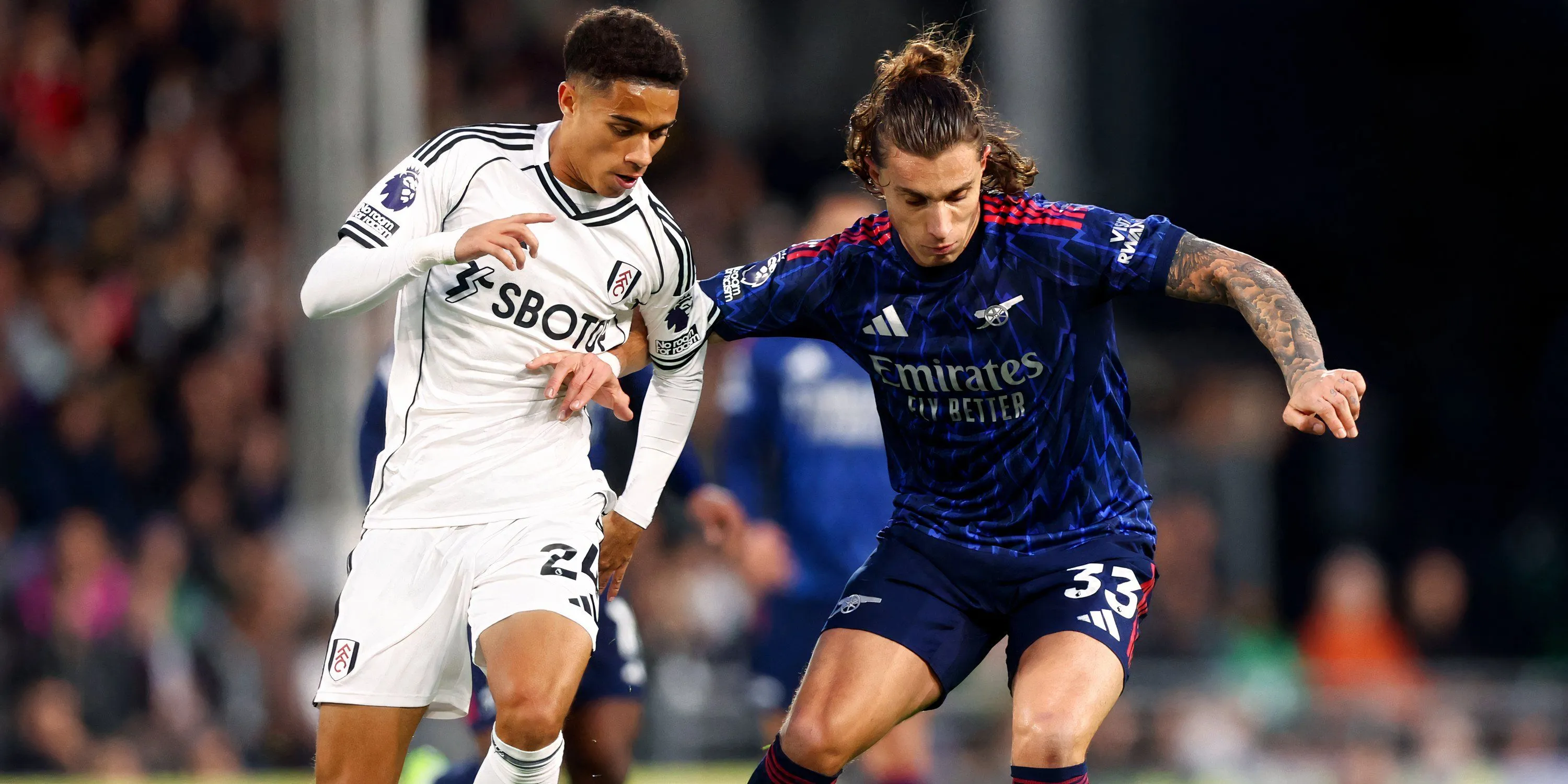 Cầu thủ Riccardo Calafiori đã mang lại yếu tố sáng tạo ở hàng hậu vệ Arsenal